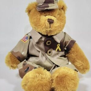 Yellow Ribbon Military Bear